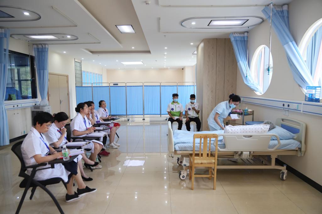 鼻饲考核现场